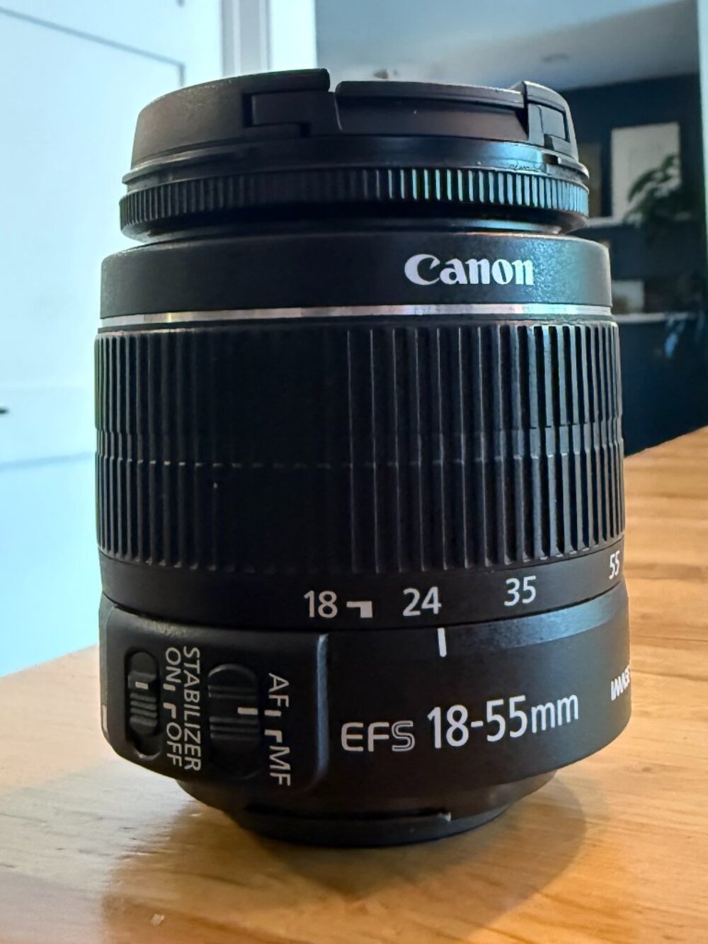 Canon EF-S 18-55mm f/3.5-5.6 DSLR Camera Lens with Case